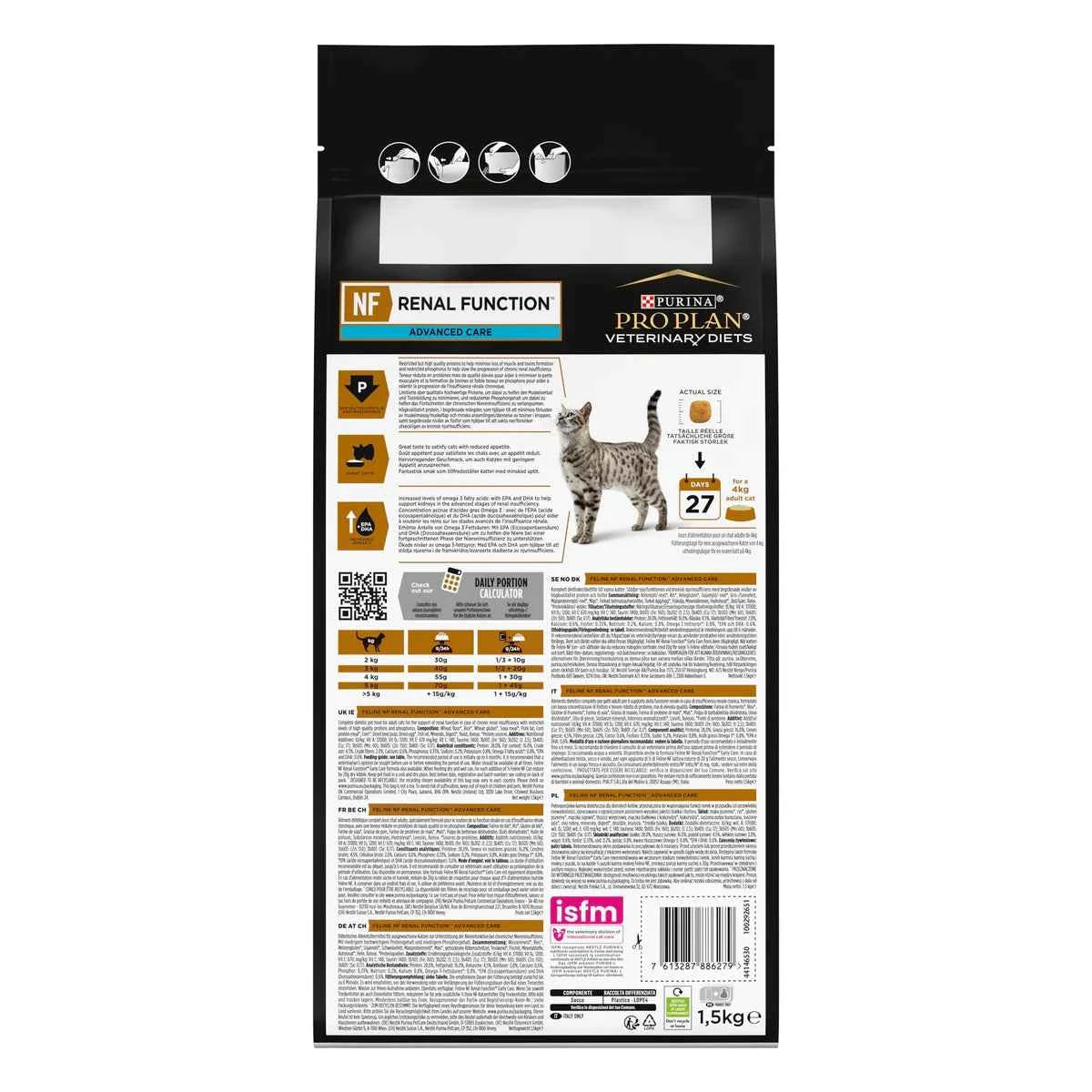 PRO PLAN VETERINARY DIETS NF Renal Function Advanced Care Dry Cat food 1.5KG