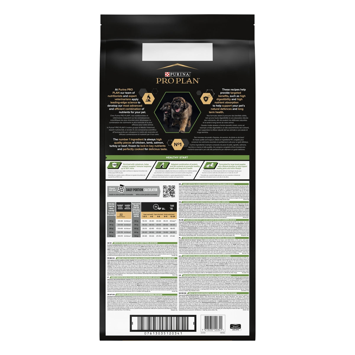 PURINA PRO PLANLarge Robust Puppy with OPTISTART® Rich in Chicken Dry Food - 12 KG