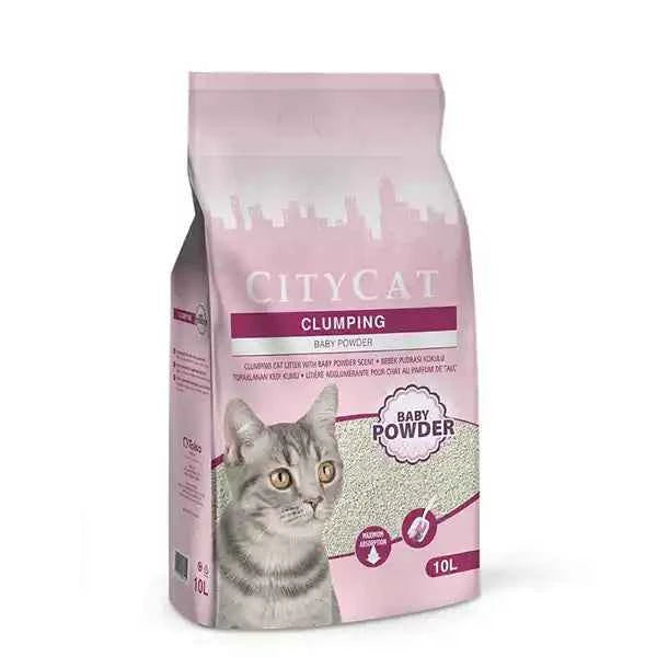 City Cat Litter Baby Powder 10L