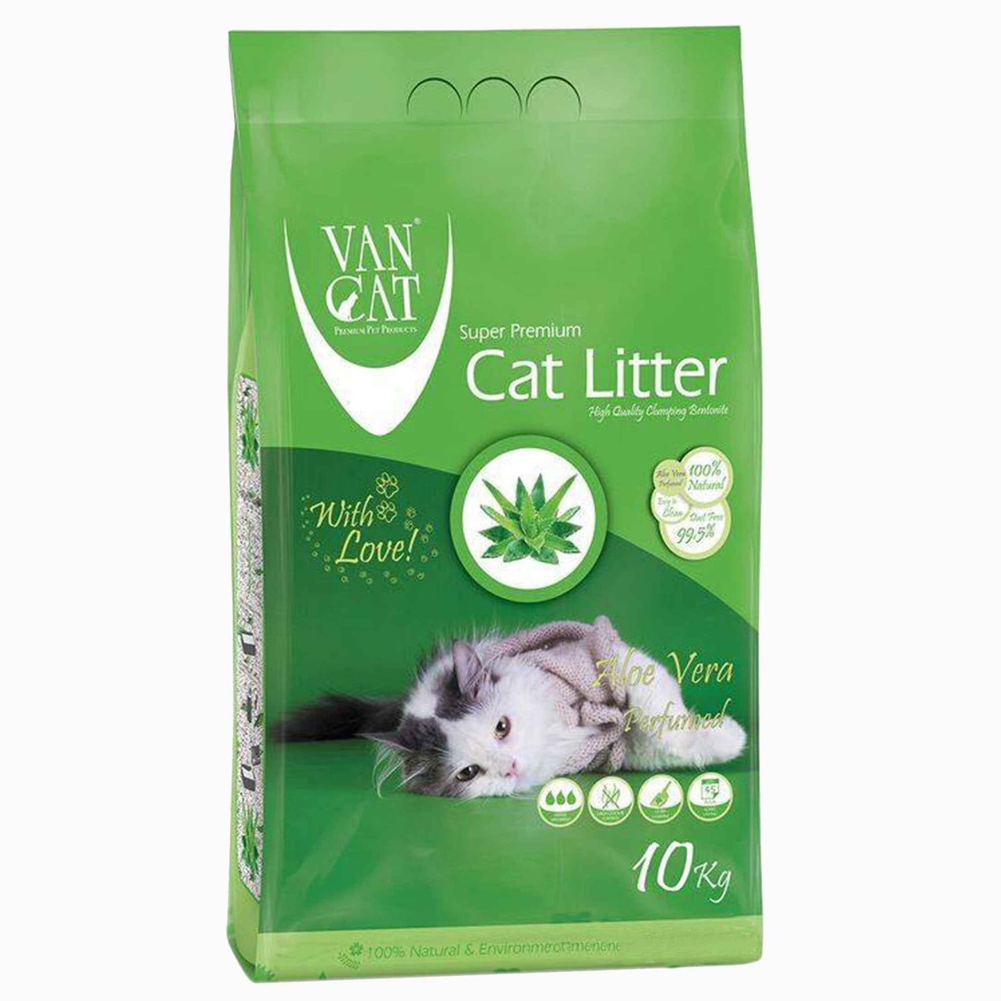 VanCat Cat Litter - Aloe Vera Scented 10kg