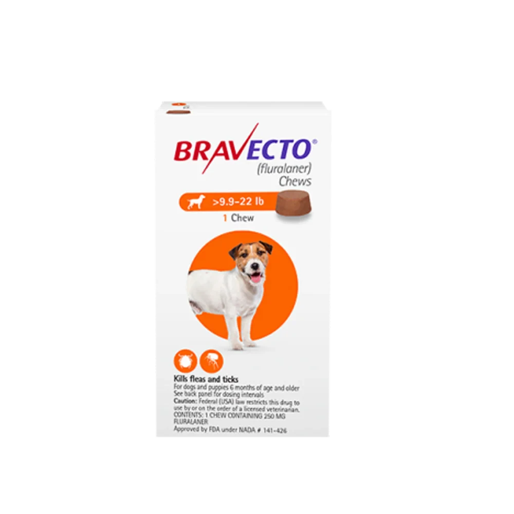 Bravecto Chewable Tablet For Small Dogs (4.5 - 10 Kg) X 1 Tablet