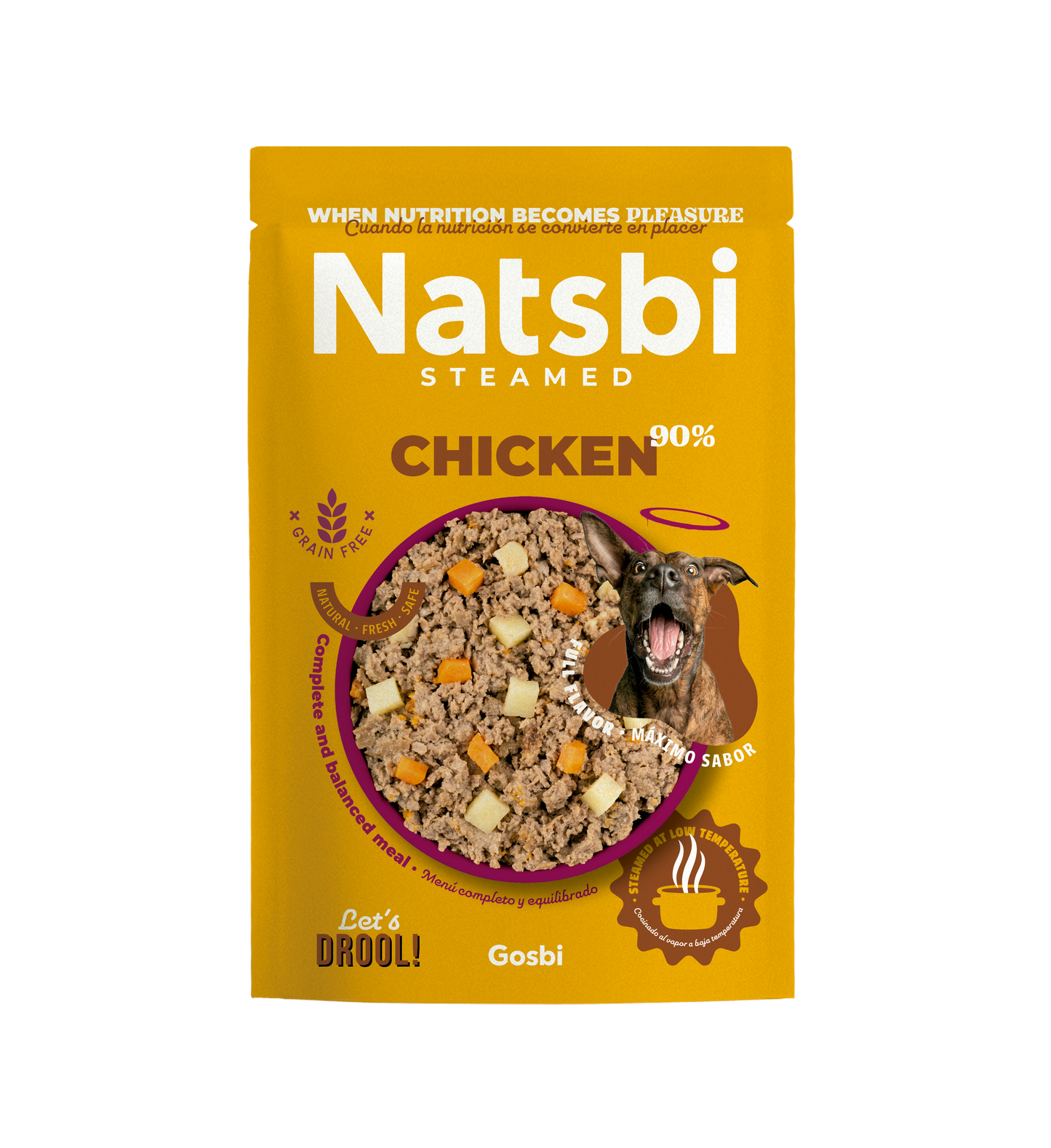 Natsbi Steamed Chicken Dogs 200g