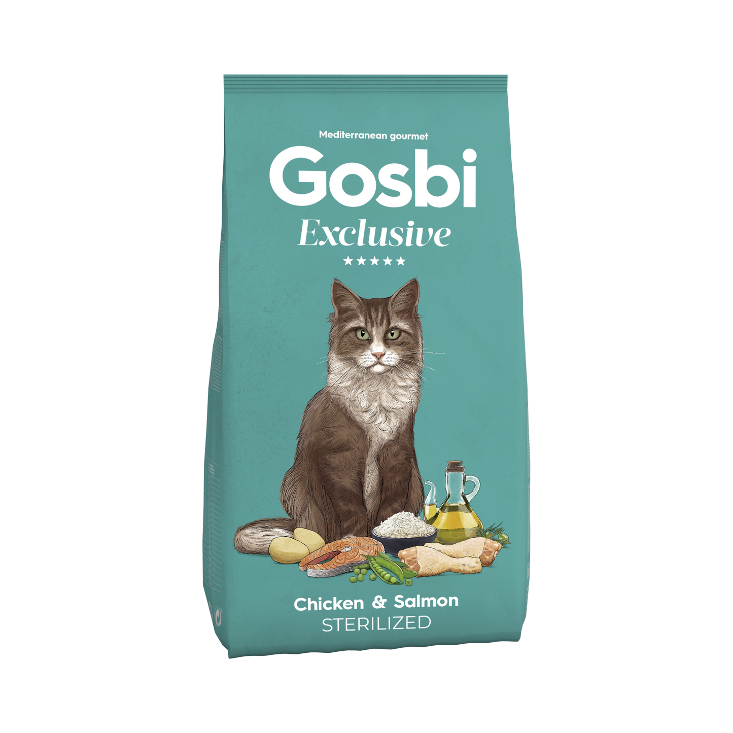 Gosbi Exclusive Chicken&Salmon Sterilized Cats 6kg