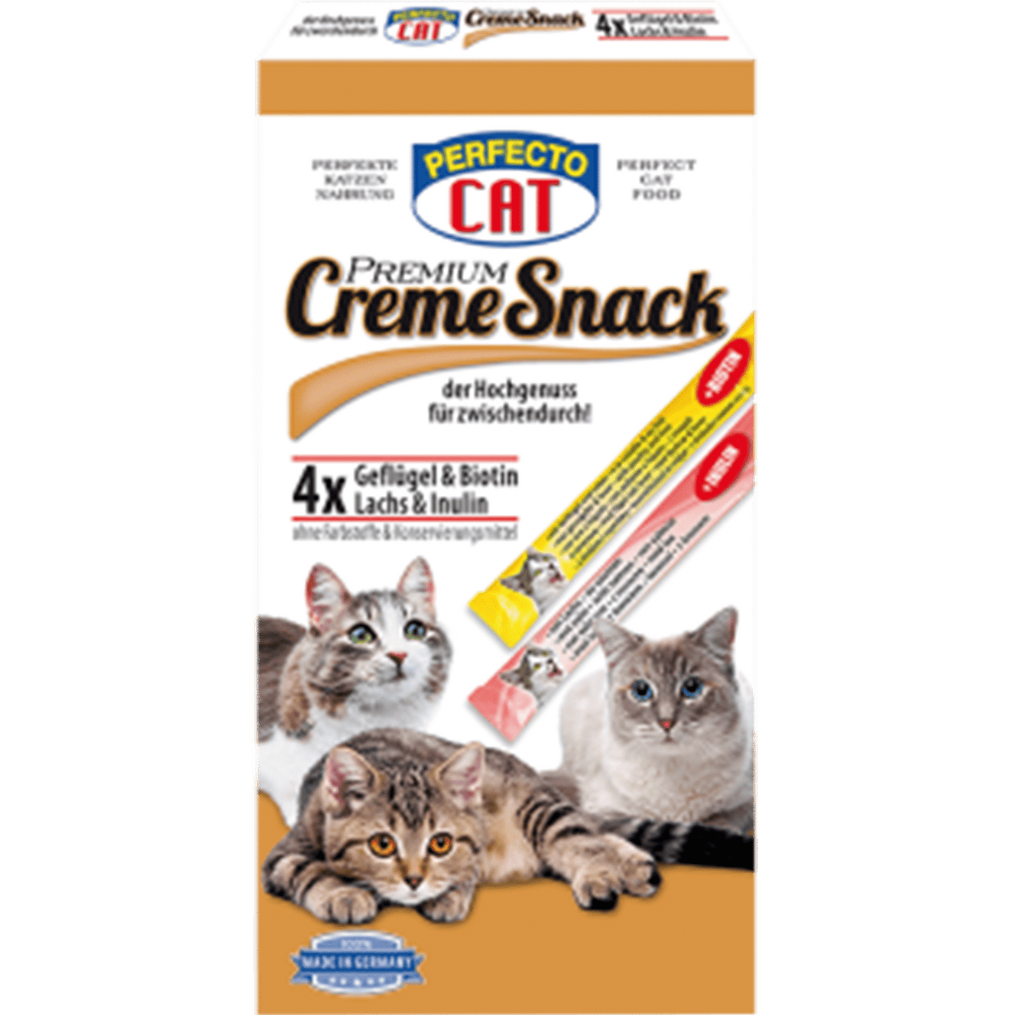 Perfecto Cat Creme Snack 120g | Pets Lounge | Shop Now!