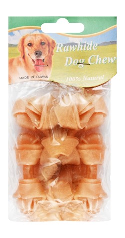 Rawhide Dog Chew Bone-Braided 8*1 | Pets Lounge | Shop Now!