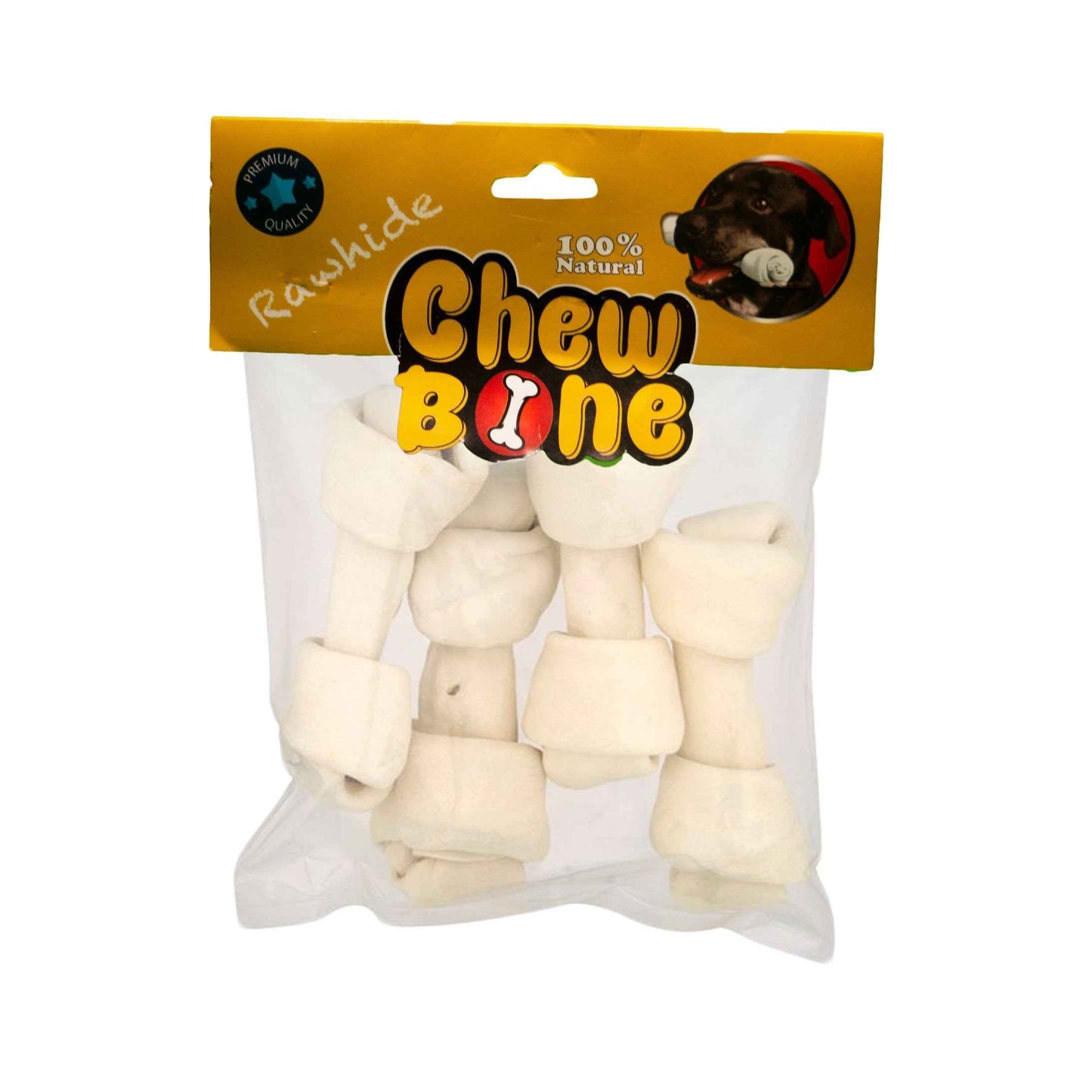 Knotted Rawhide Dog Chew