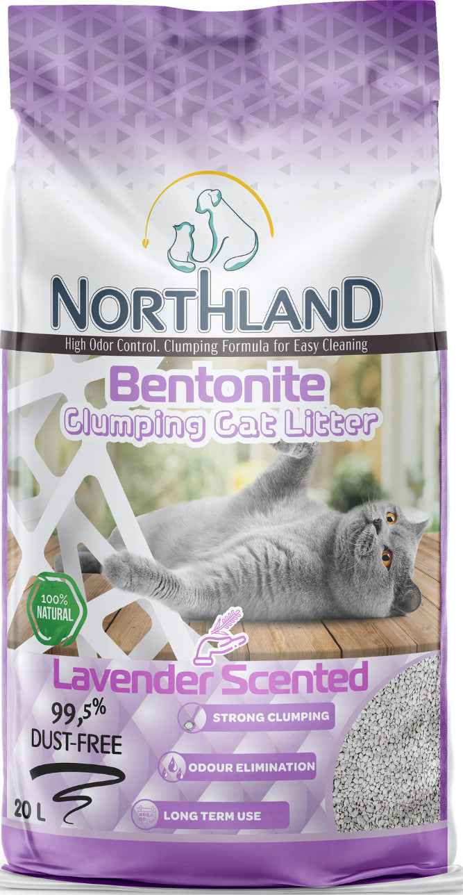 Northland Bentonite Clumping Cat Litter -Lavander 5L