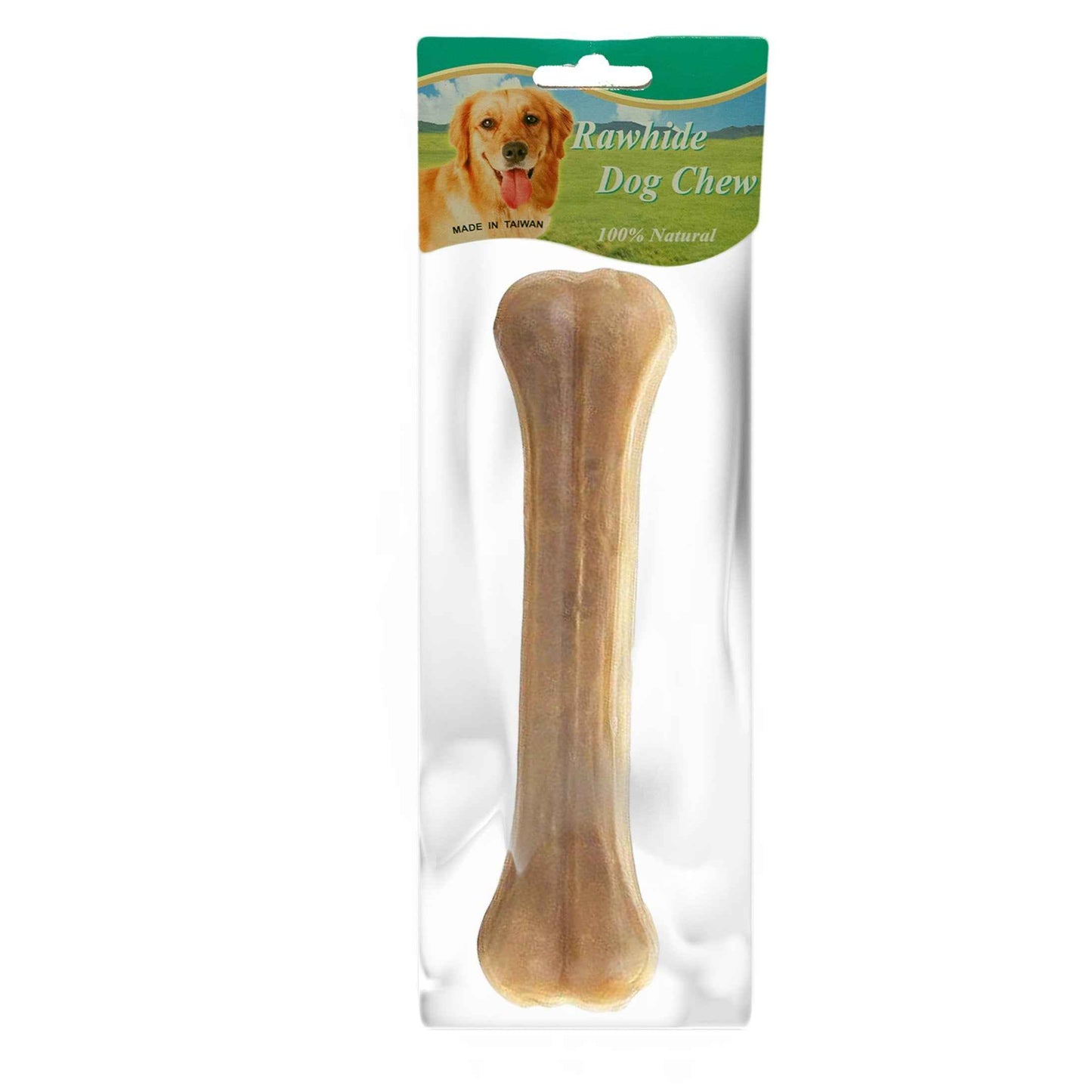 Rawhide Dog Chew Bone-Compresses m. FY-88610 25cm