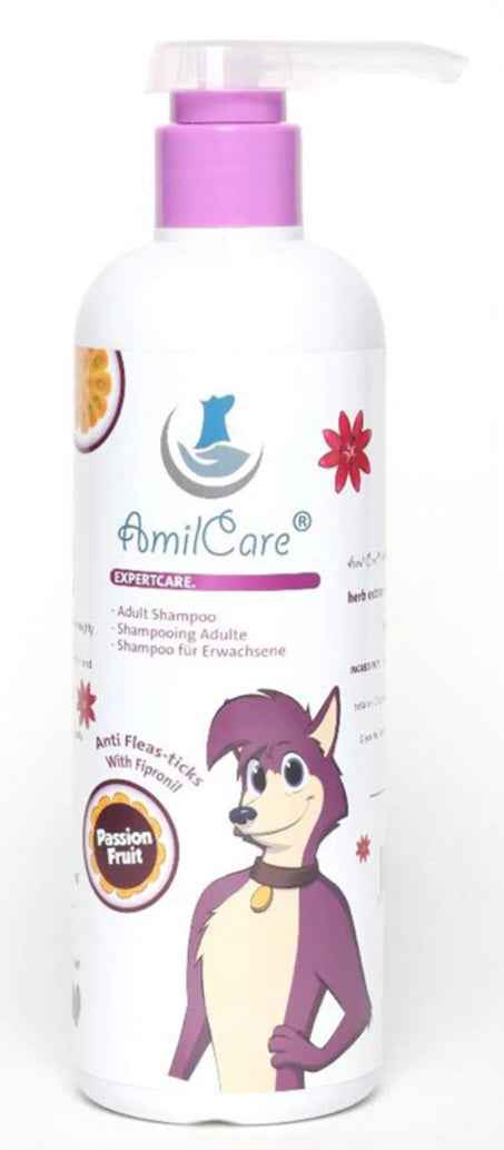 AmilCare Anti Flea and Tick Shampoo - Passion Fruit 500ml