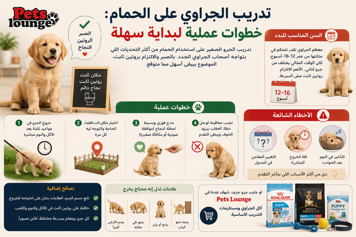 تدريب الجراوي على الحمام: خطوات عملية لبداية سهلة