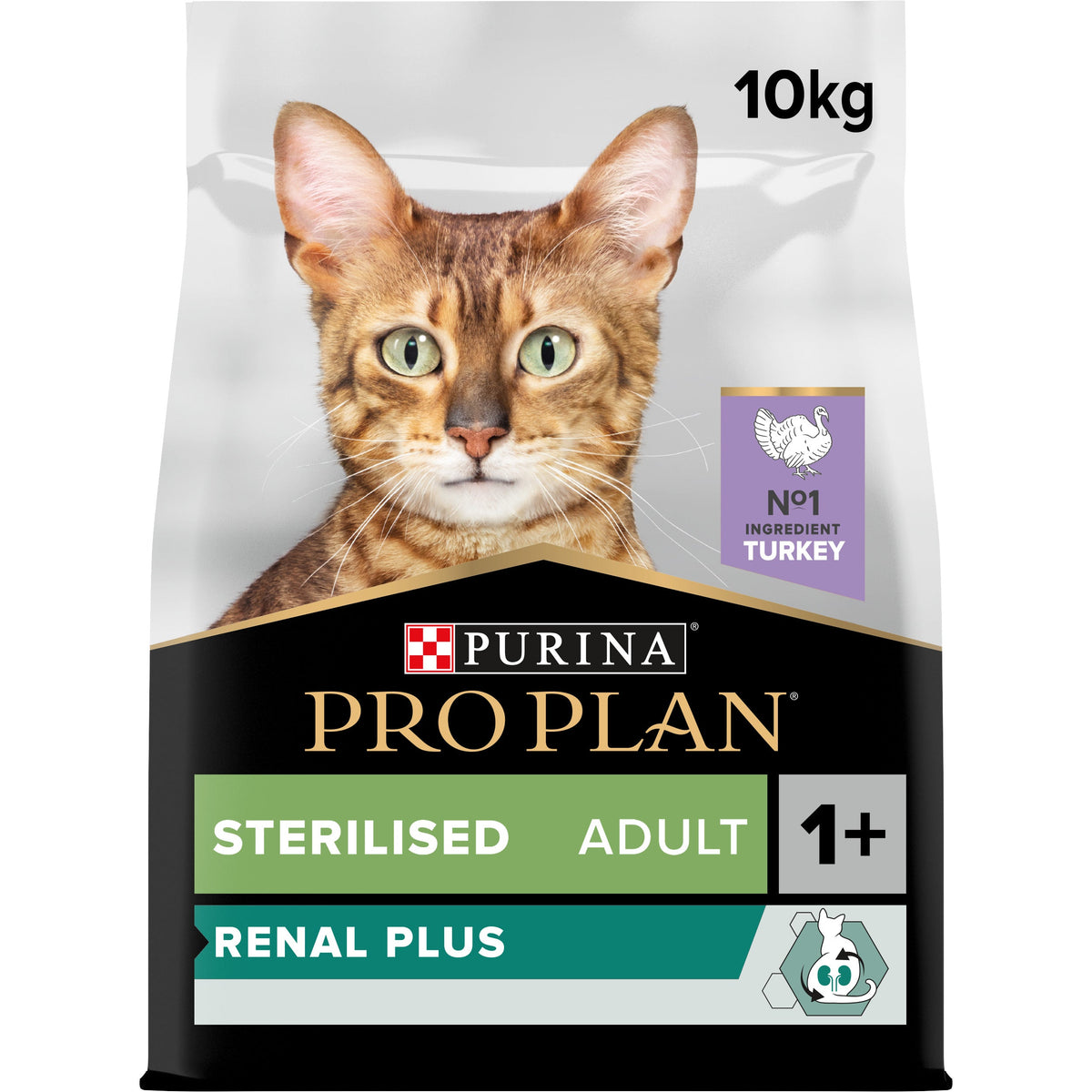 PURINA PRO PLANSterilised Adult RENAL PLUS, Rich in Turkey 10 KG