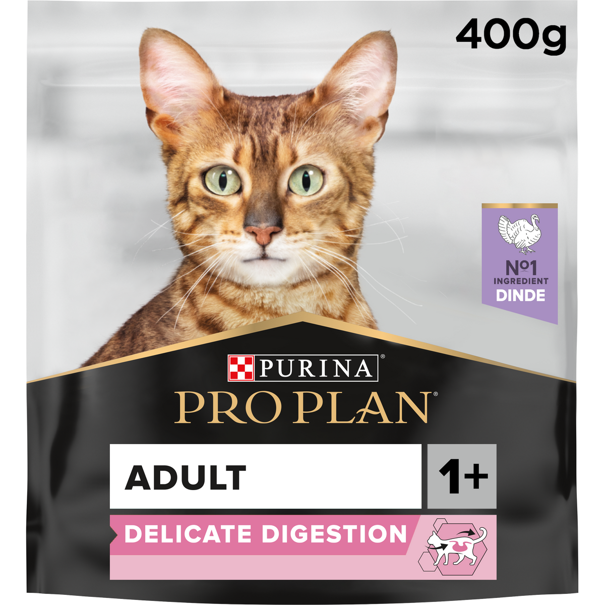 Purina pro plan delicate adult Cat Rich in Turkey Dry Food 400G