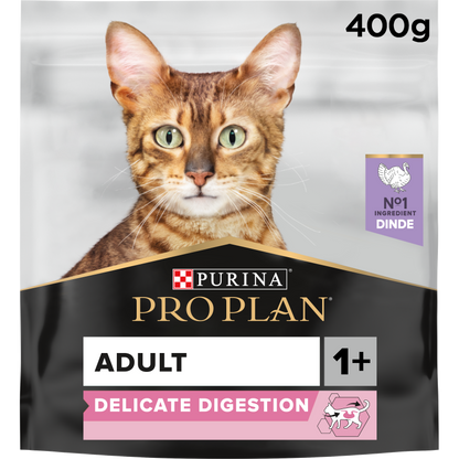 Purina pro plan delicate adult Cat Rich in Turkey Dry Food 400G