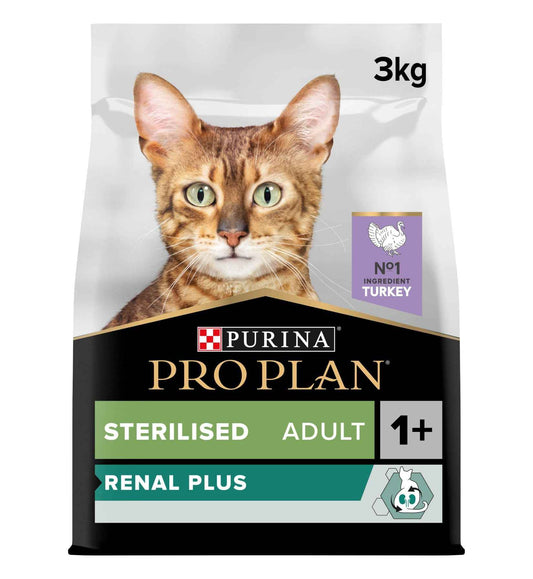 PURINA PRO PLANSterilised Adult RENAL PLUS, Rich in Turkey 3 KG