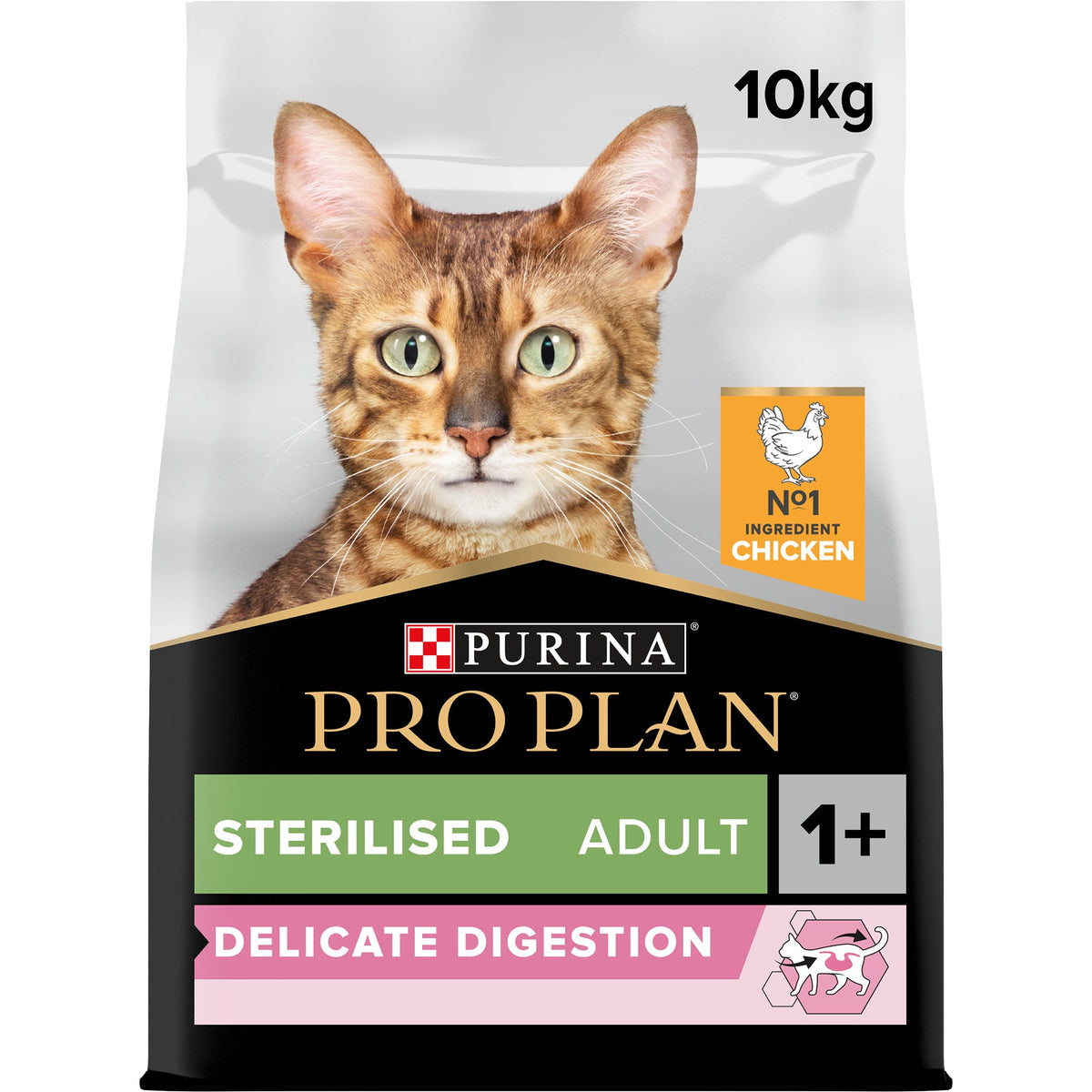 PURINA PRO PLANSterilised Adult DELICATE DIGESTION, Rich in Chicken 10 KG