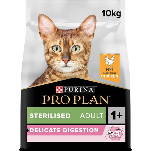 PURINA PRO PLANSterilised Adult DELICATE DIGESTION, Rich in Chicken 10 KG