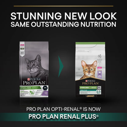 PURINA PRO PLANSterilised Adult RENAL PLUS, Rich in Turkey 3 KG