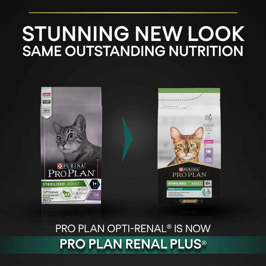 PURINA PRO PLANSterilised Adult RENAL PLUS, Rich in Turkey 3 KG