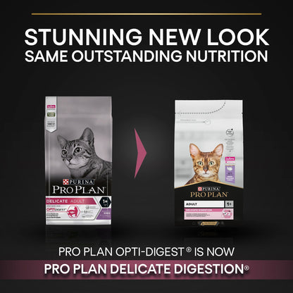 PURINA PRO PLAN Delicate Adult -OPTIDIGEST- Rich in Turkey Dry Cat Food - 10 KG