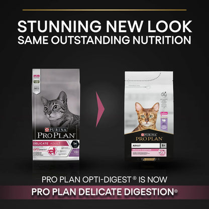 PRO PLAN Delicate Adult -OPTIDIGEST- Rich in Turkey Dry Cat Food - 10 KG