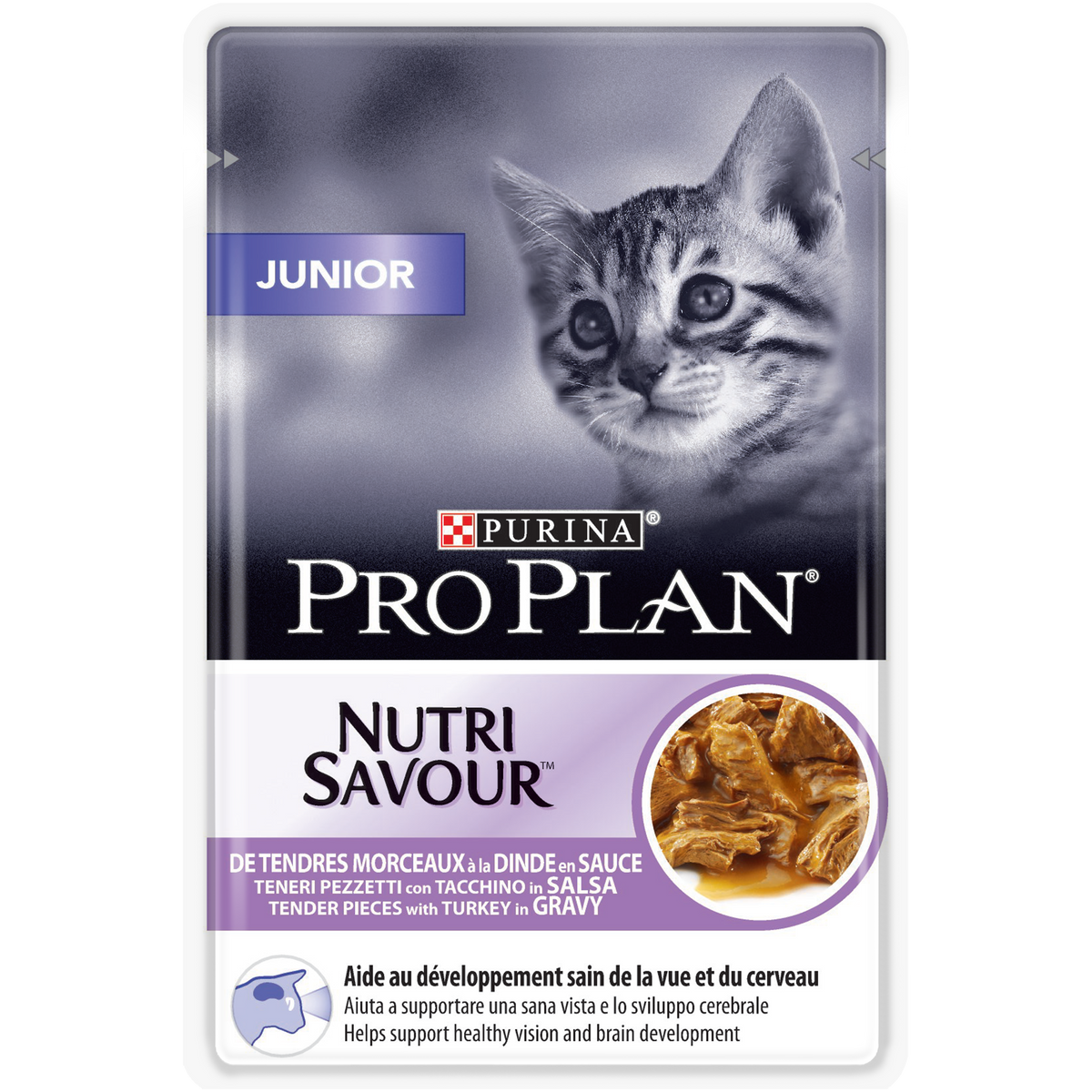 PURINA PRO PLAN Junior Nutri Savour with Turkey in Gravy 85g