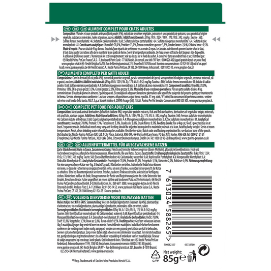 PURINA PRO PLANSterilised Nutri Savour™ with Chicken in Gravy 85g