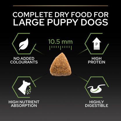 PURINA PRO PLAN Large Puppy Athletic with OPTISTART Dry Dog Food Rich in Chicken - 12 KG