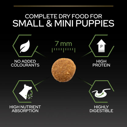 Pro Plan Small Mini Puppy with OPTISTART Rich in Chicken Dry Dog Food - 3KG