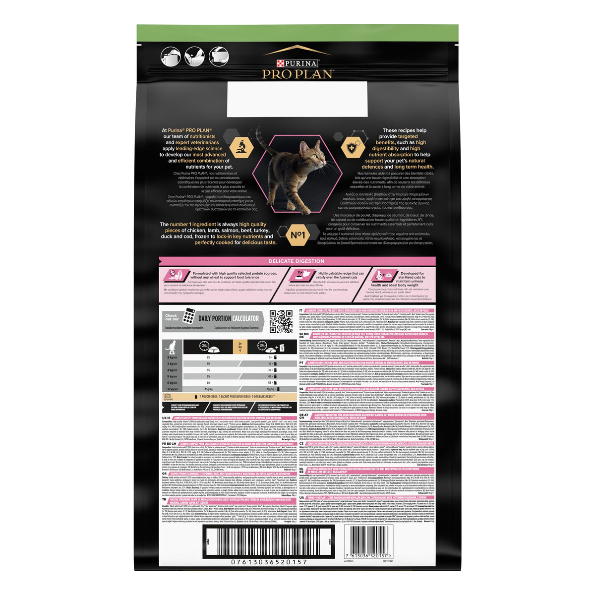 PURINA PRO PLANSterilised Adult DELICATE DIGESTION, Rich in Chicken 10 KG