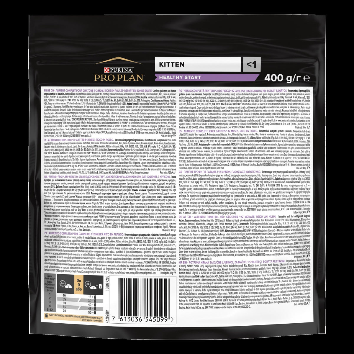 PURINA PRO PLANOriginal Kitten 1-12 months Rich in chicken - 400 G