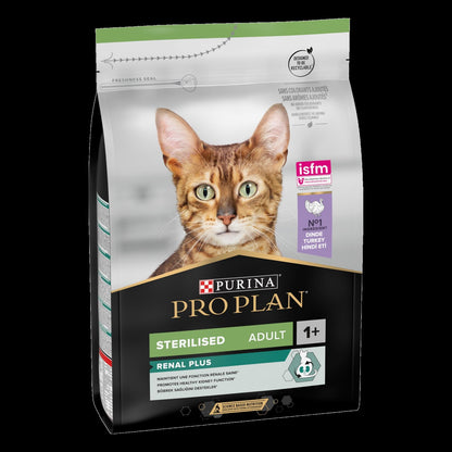 PURINA PRO PLANSterilised Adult RENAL PLUS, Rich in Turkey 3 KG