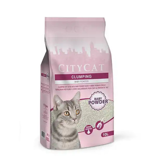 City Cat Litter Baby Powder 10L