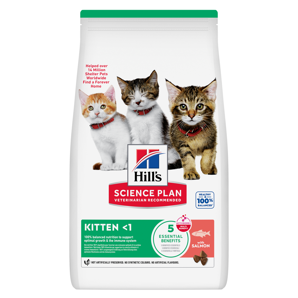 Hill's kitten food with salmon 1.5kg