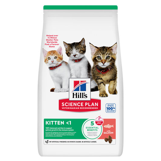 Hill's kitten food with salmon 1.5kg