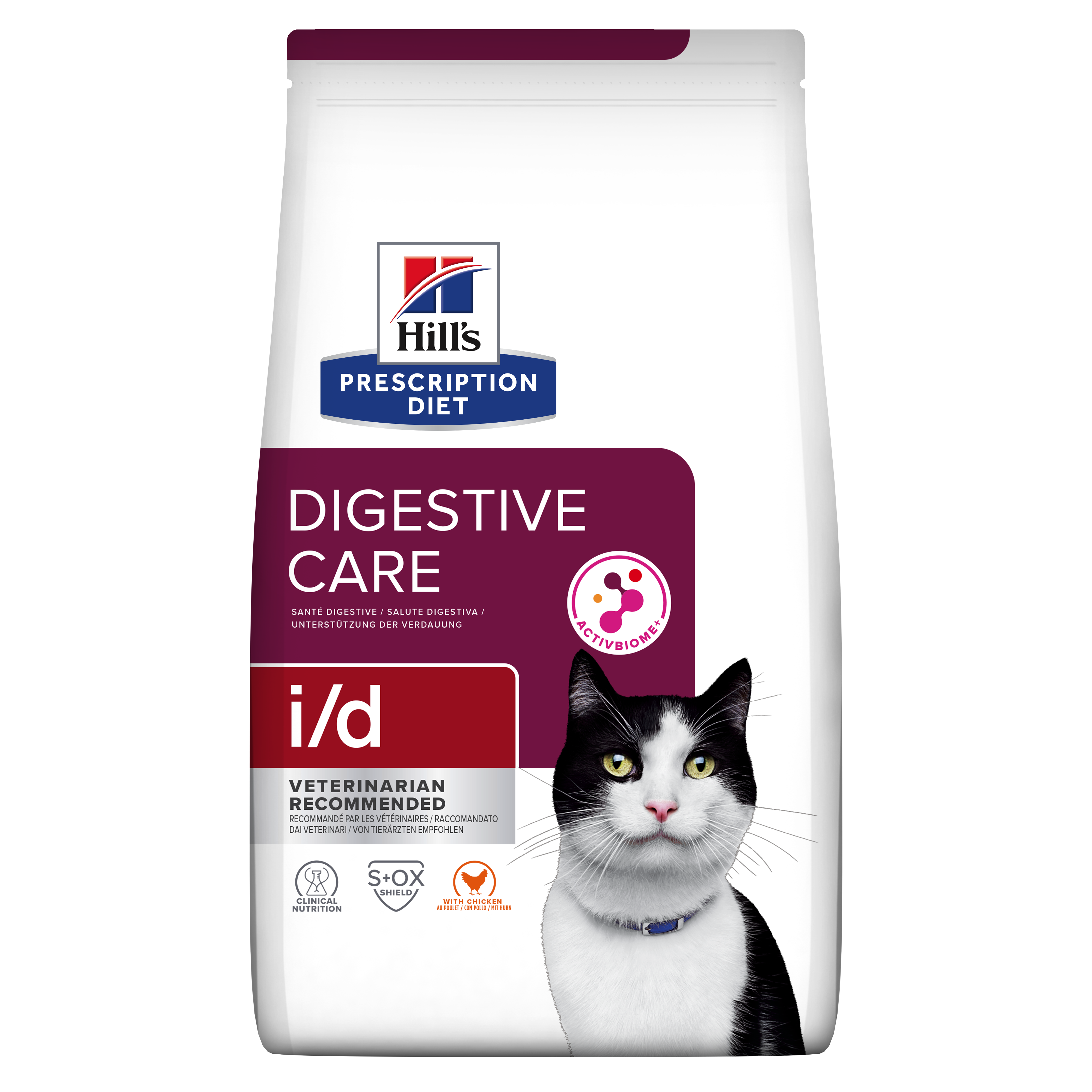 Hill's - Prescription Diet i/d Digestive Care Cat Dry Food Chicken Flavour 3kg
