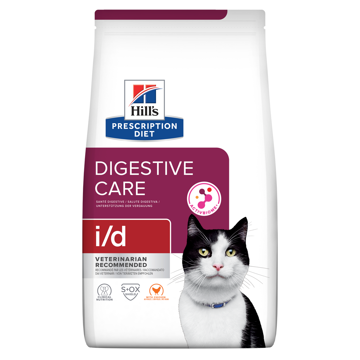 Hill's - Prescription Diet i/d Digestive Care Cat Dry Food Chicken Flavour 3kg