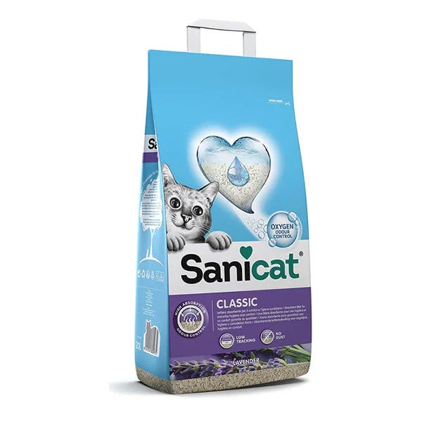 SaniCat Litter Classic Lavender Non Clumping 16L