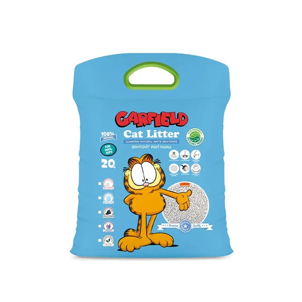 Garfield Bentonite Clumping Litter With Soap 20L