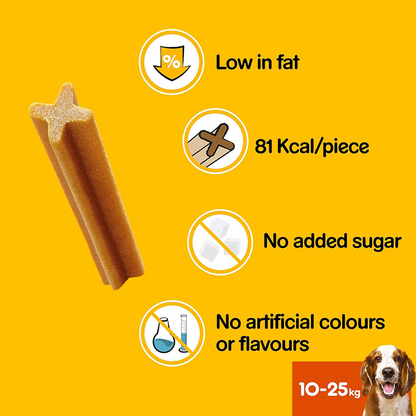 Pedigree Dentastix - Daily Oral Care - 7 Sticks - Medium 10-25kg