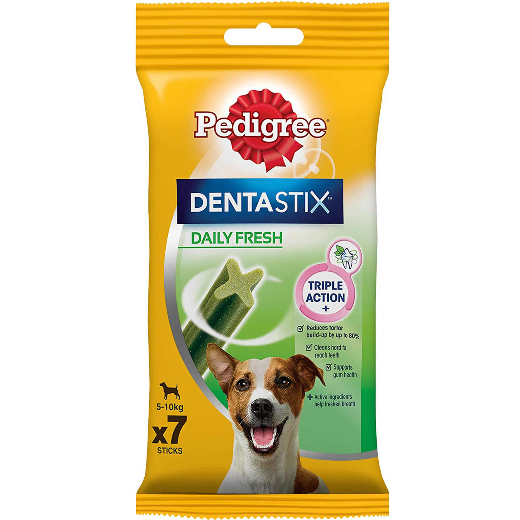 Pedigree Dentastix Daily Fresh | 5-10kg | x7 Sticks