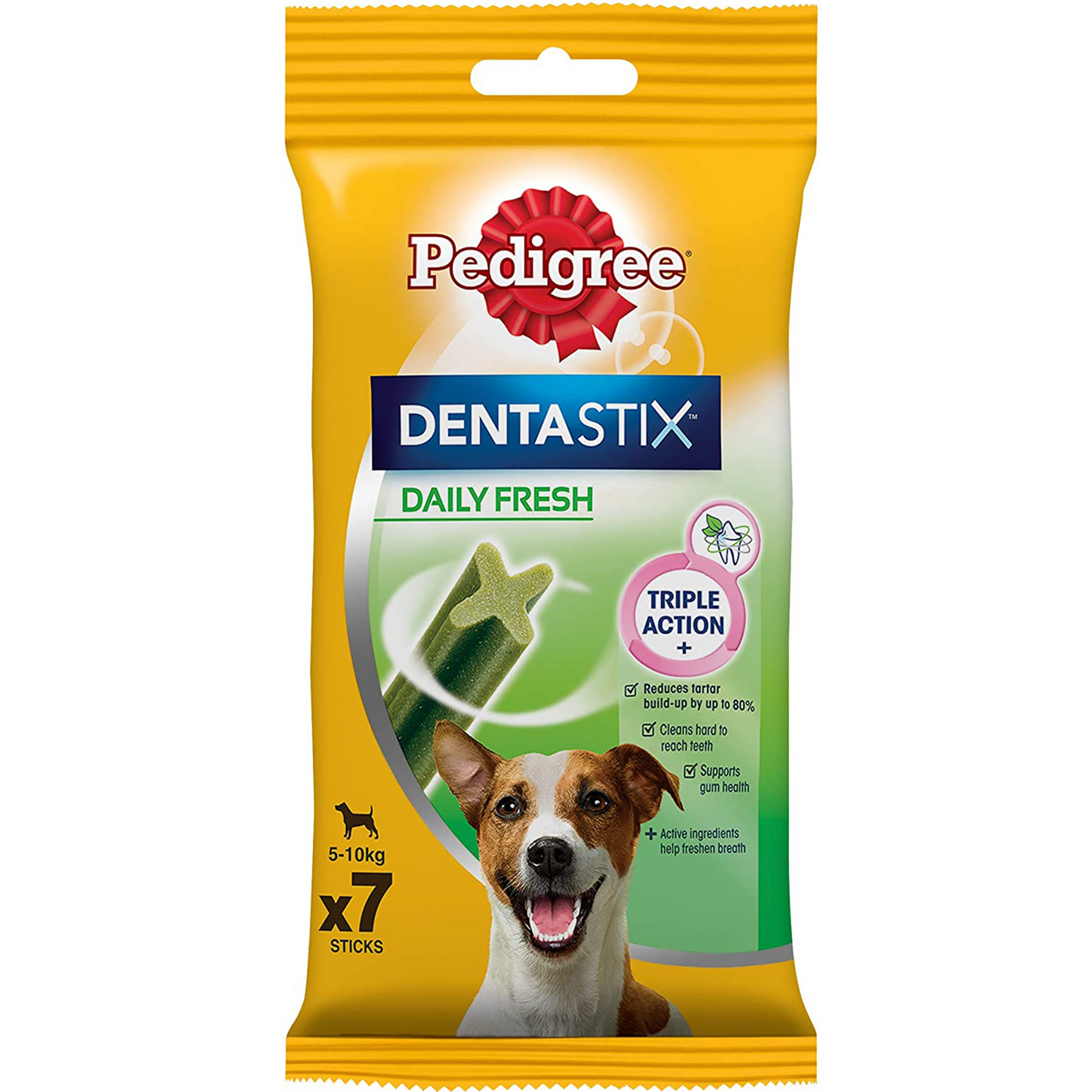 Pedigree Dentastix Fresh - Daily Dental Care Chews Small Dog 5-10 kg - 7 Sticks