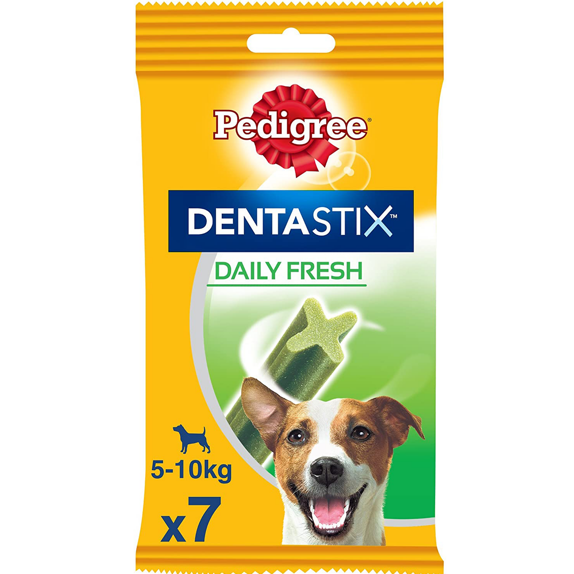 Pedigree Dentastix Daily Fresh | 5-10kg | x7 Sticks