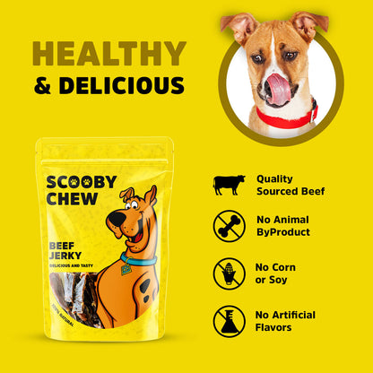 Scooby Chew Beef Jerky - Dog Treats 120g