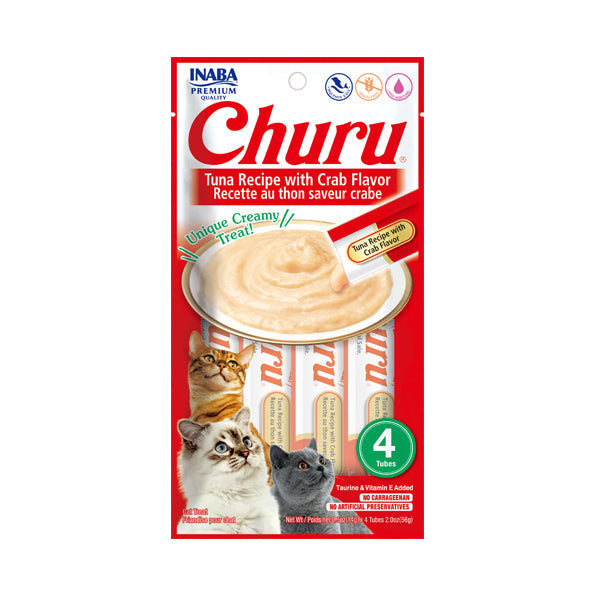 Choru Tuna and Crab Equivalents for Cats, 4 x 14 grams