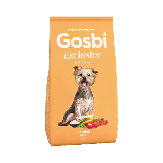 With Gosbi Exclusive Chicken Mini 2kg as the main ingredient and enriched with the Provital Formula, with prebiotics and probiotics to promote intestinal health