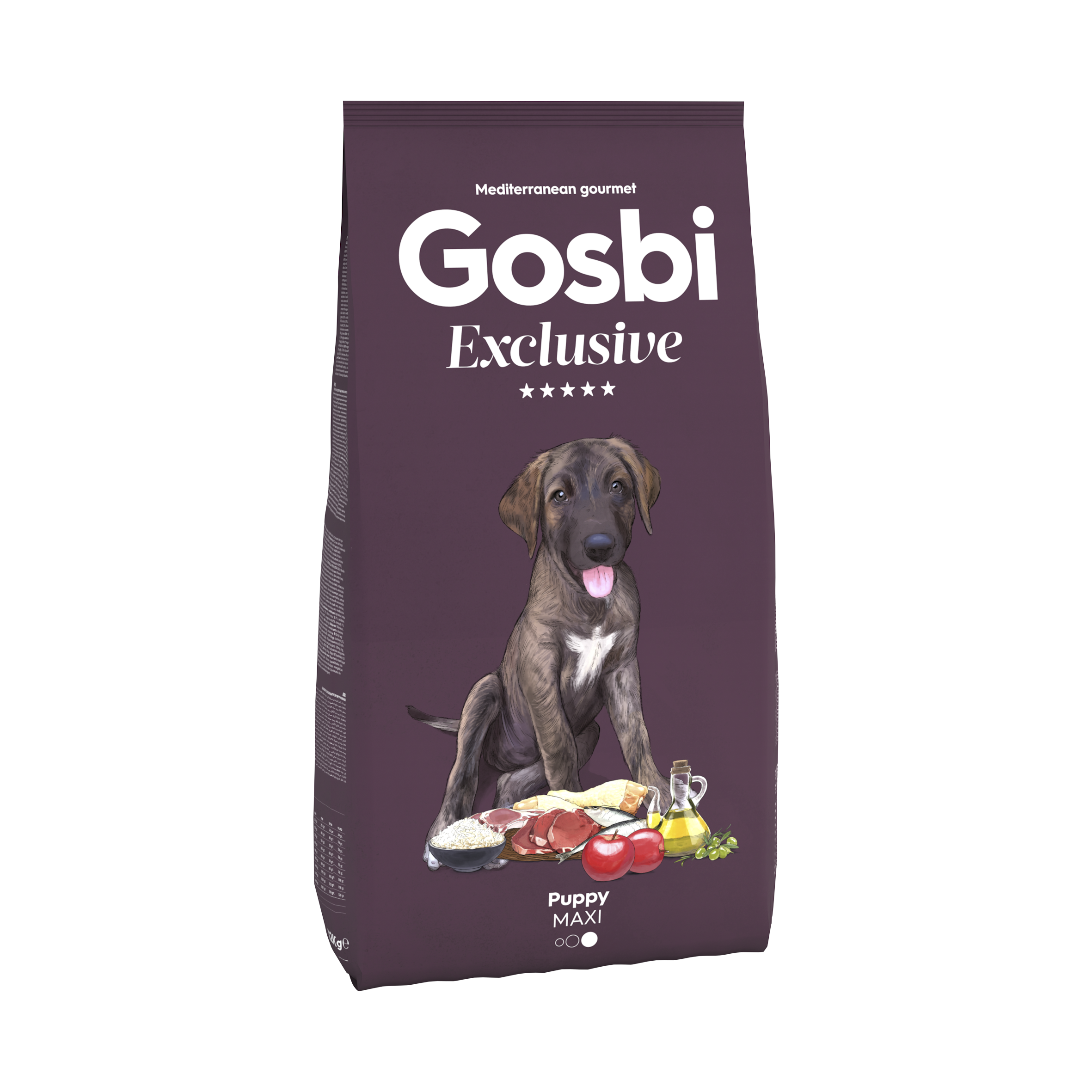 digestibility and optimal nutritional values that strengthen the dog’s health and well-being. With Gosbi Exclusive Puppy Maxi 3kg the main ingredient, with Formula.