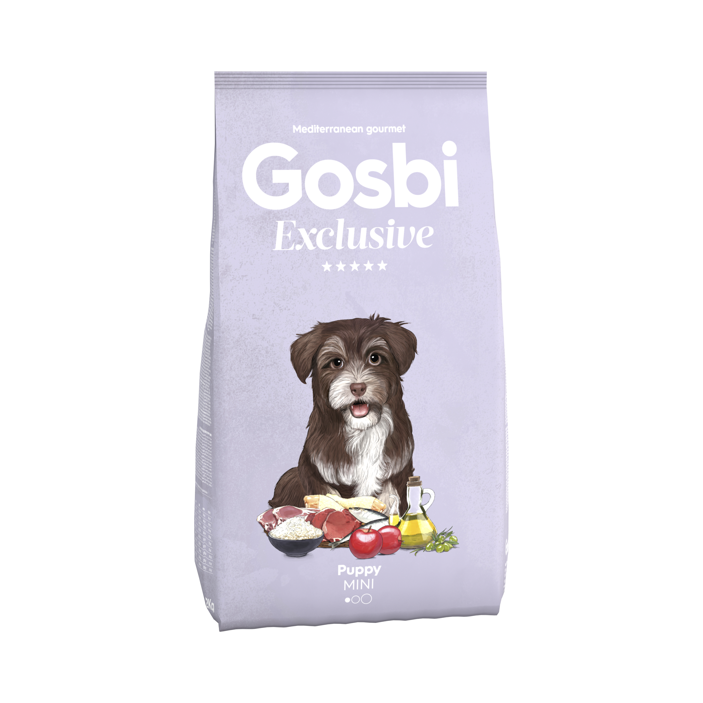 guaranteeing superior digestibility and optimal nutritional values that strengthen the dog’s health and well-being. With Gosbi Exclusive Puppy Mini 2kg.