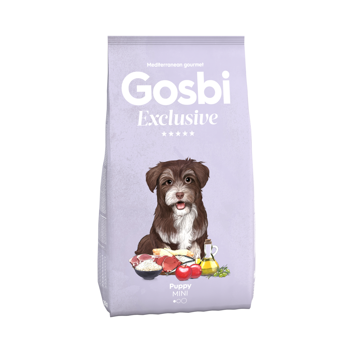 guaranteeing superior digestibility and optimal nutritional values that strengthen the dog’s health and well-being. With Gosbi Exclusive Puppy Mini 2kg.