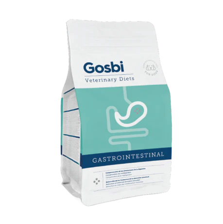 Gosbi Gastrointestinal Dry Food for Dogs 2 kg a highly digestible diet specifically formulated for puppies with sensitive stomachs or gastrointestinal issues.