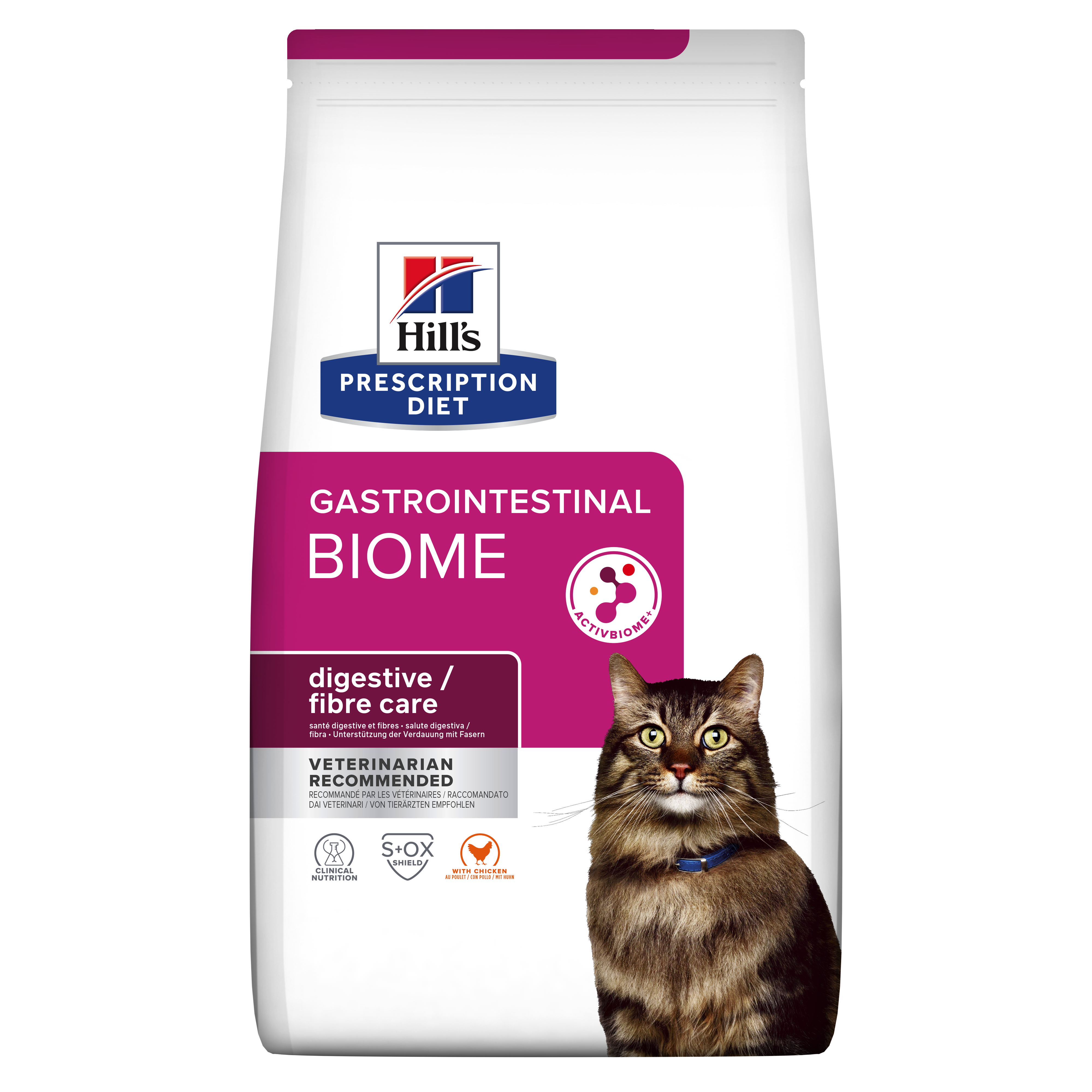 Hill's - Gastrointestinal Biome Cat Food with Chicken 1.5kg